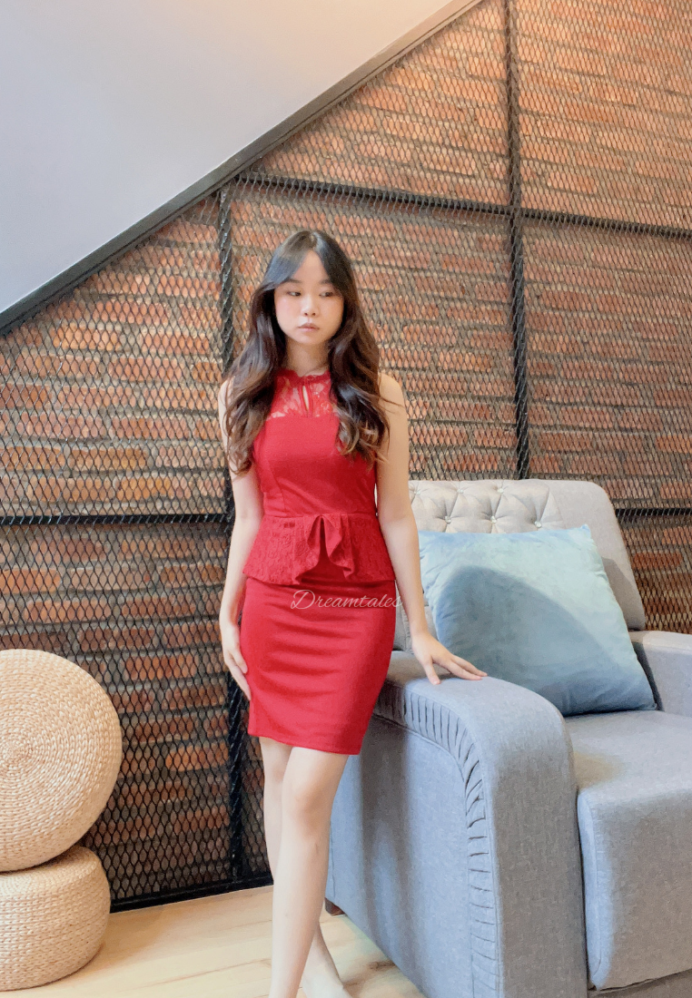 DT2187 Lacey Cut in Dress
